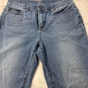 St. John's Bay Straight Leg Denim Jeans  12Long Mid Rise 3‎ Pair Bundle Light